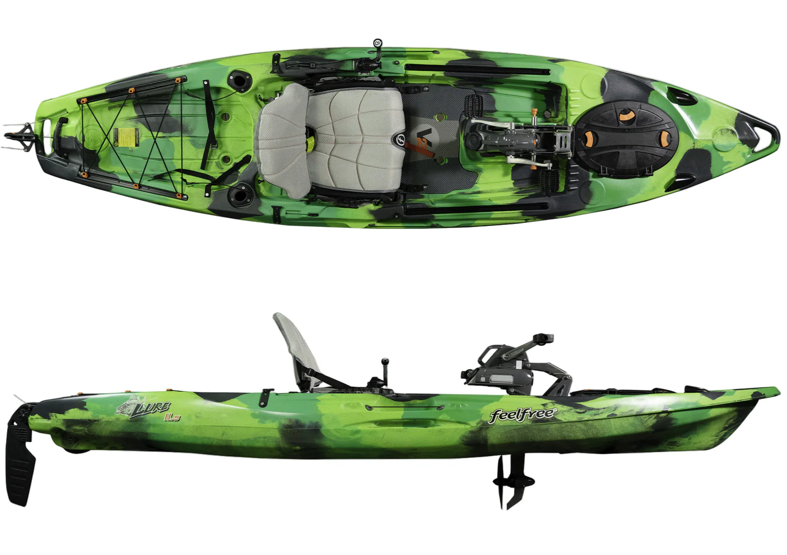 Feelfree Lure 11.5 Kayak w/ Overdrive - Image 3
