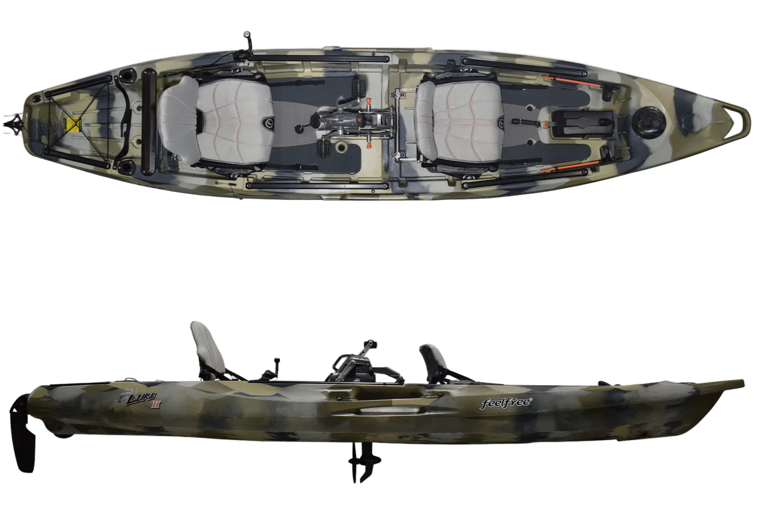 Feelfree Lure II Tandem Kayak w/ Overdrive - Image 2