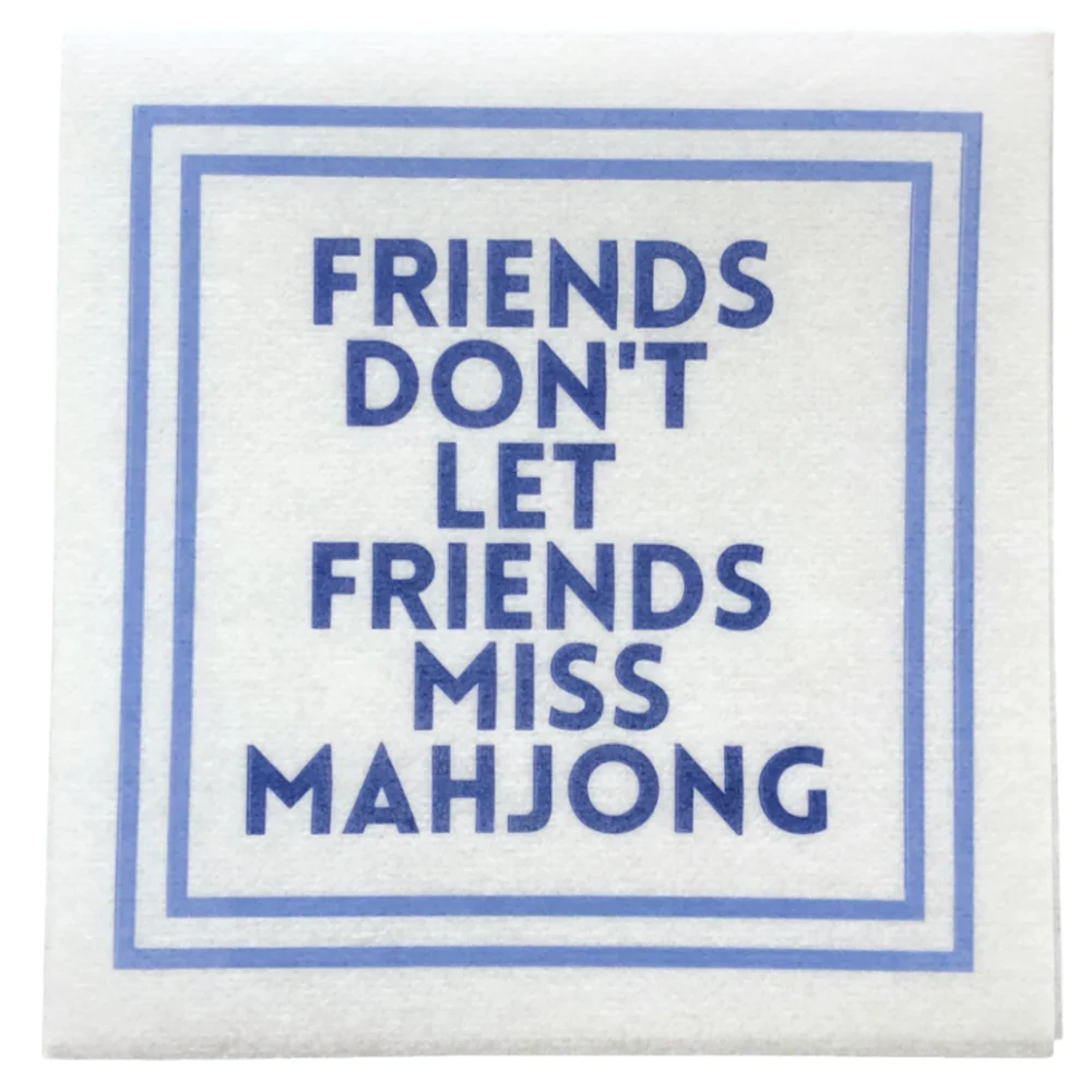 My Fair Mahjong Premium Cocktail Napkins - 25 & 50 pc. - Image 4