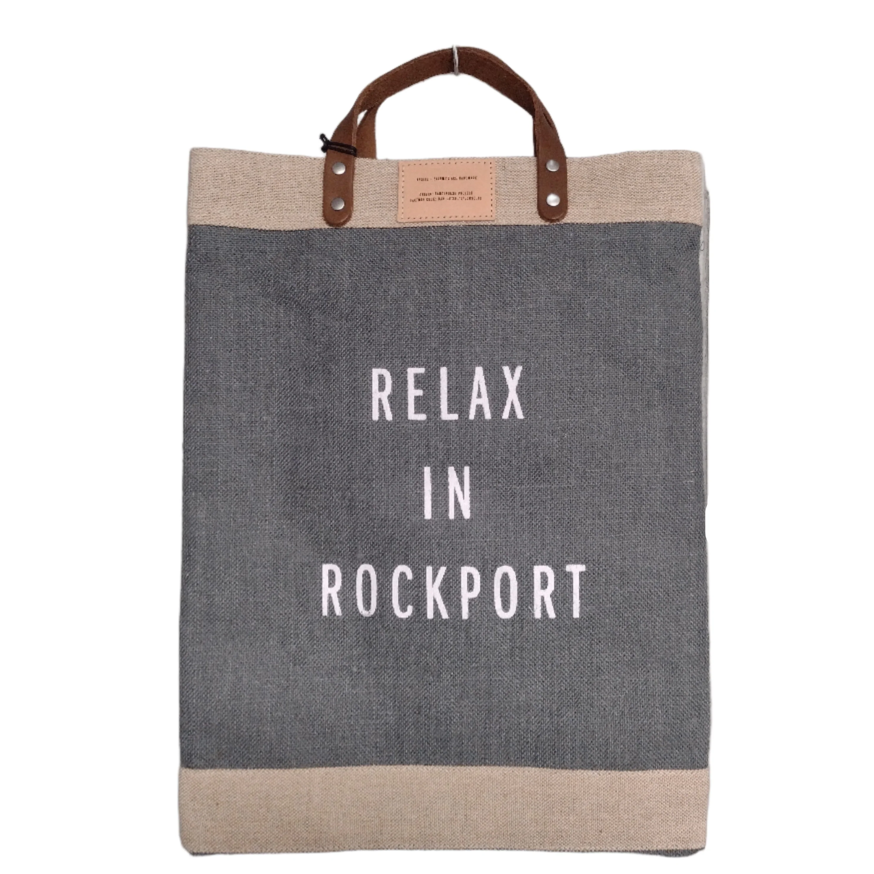 Salemi's Ace "Relax In Rockport" Carryall Market Bag - Image 2