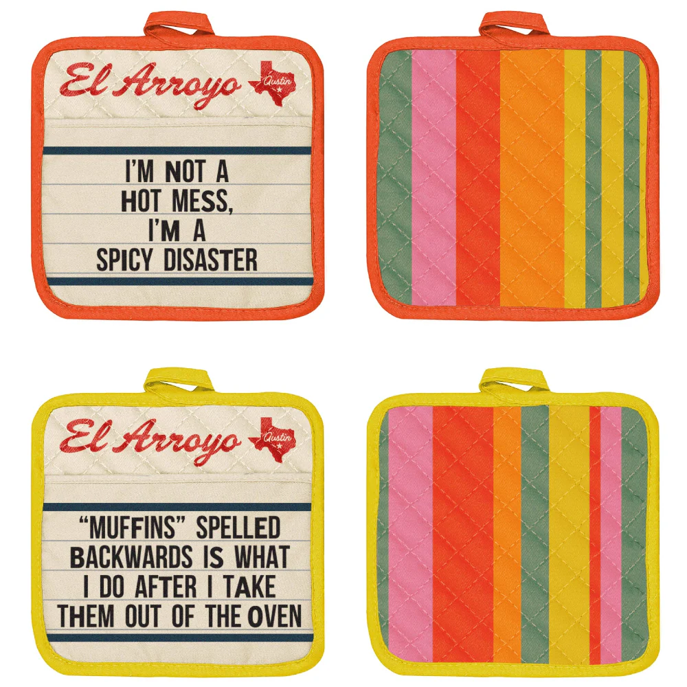 El Arroyo Cotton Pot Holders - 2 pc. - Image 2