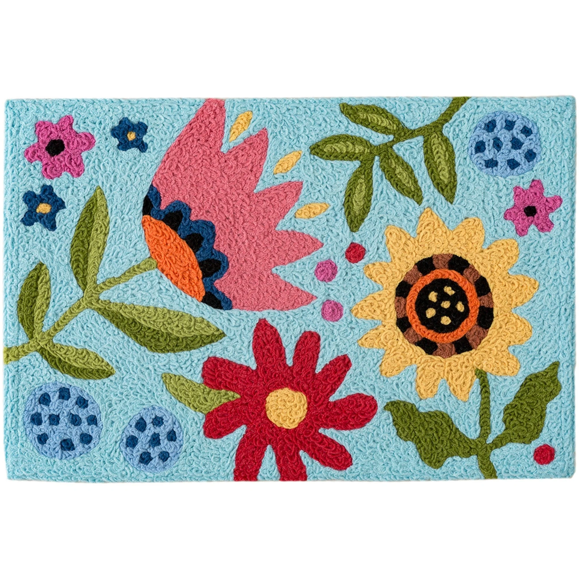 Jellybean Floral Themed Rugs - Image 36