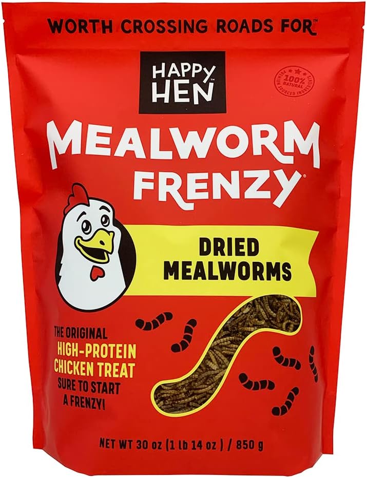 Happy Hen Mealworm Frenzy Chicken Treats - 3.5 oz. to 11 lb. - Image 3
