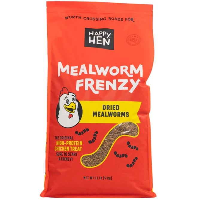 Happy Hen Mealworm Frenzy Chicken Treats - 3.5 oz. to 11 lb. - Image 5