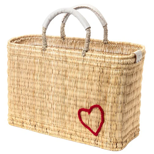 Mersea Medina Straw Market Basket - Image 3