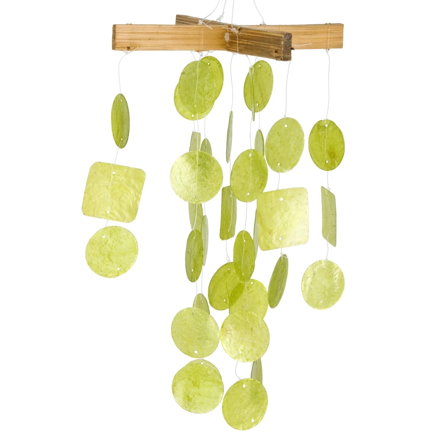Woodstock Mini Capiz Windchimes - 12" - Image 5
