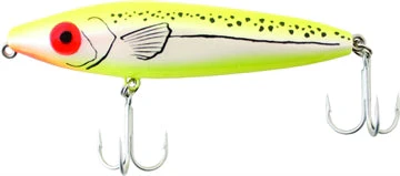 MirrOlure She Dog 3/4 oz. Rattling Surface Walker Lures - 4" - Image 3