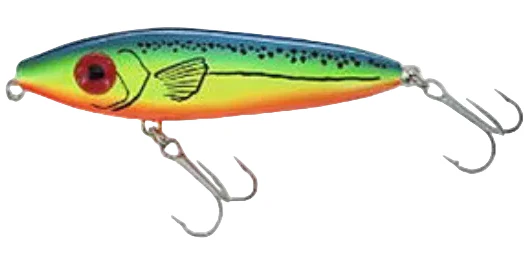 MirrOlure She Dog 3/4 oz. Rattling Surface Walker Lures - 4" - Image 8