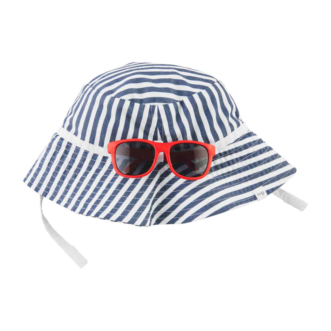 Mud Pie Baby Sun Hat and Sunglasses Set - Image 6