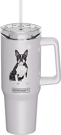 Serengeti Stainless Steel Dog Pattern Insulated Travel Mug - 40 oz. - Image 3
