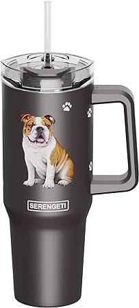 Serengeti Stainless Steel Dog Pattern Insulated Travel Mug - 40 oz. - Image 4