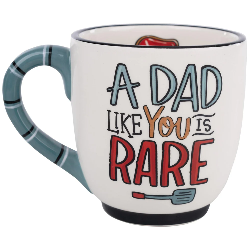 Glory Haus Ceramic "A Dad Like You is Rare" BBQ Mug - 16 oz. - Image 2
