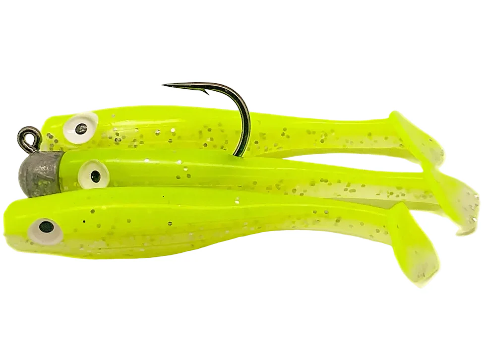 Marker 54 Mullet Run Soft Lure + Hook Rig - 3 pc. - Image 2