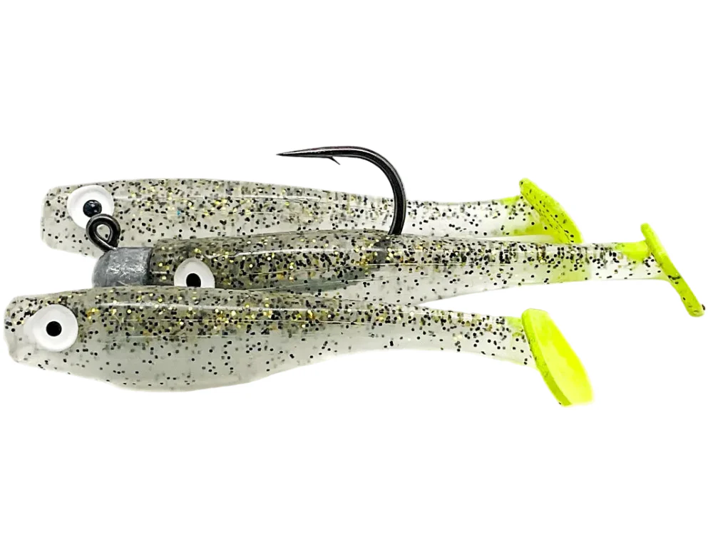 Marker 54 Mullet Run Soft Lure + Hook Rig - 3 pc. - Image 8