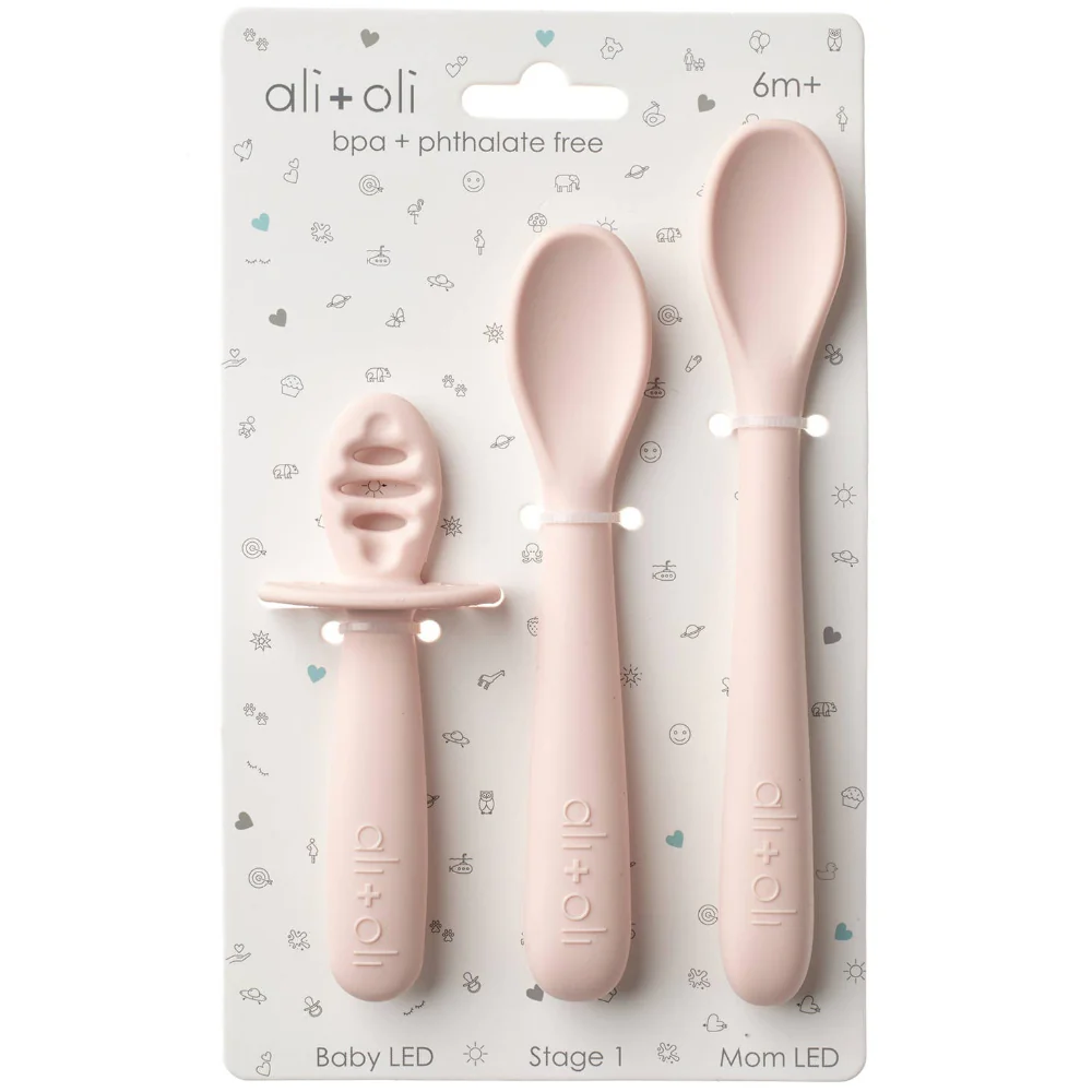 Ali + Oli Silicone Baby Spoon Set - 3 pc. - Image 2
