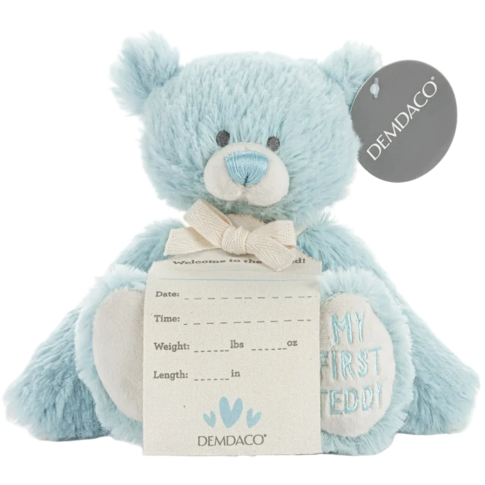 Demdaco "My First Teddy Bear" Plush Toy - 7.5" - Image 3