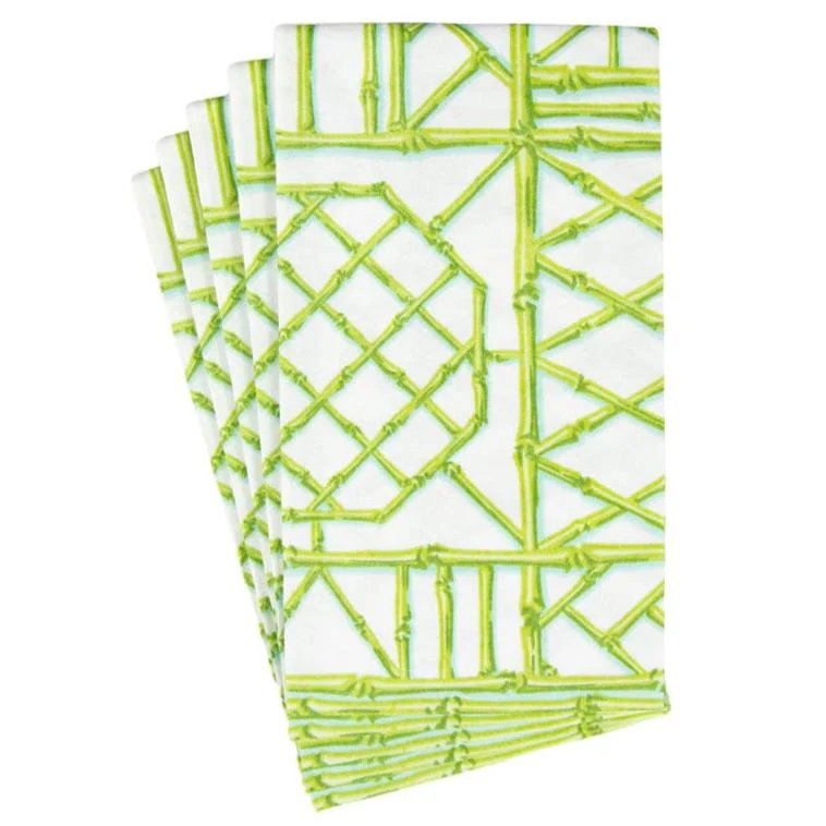 Caspari Bamboo Screen Paper Napkins - Image 3