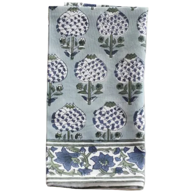 Pacific & Rose Block-Printed Cotton Napkins - 4 pc. - Image 7