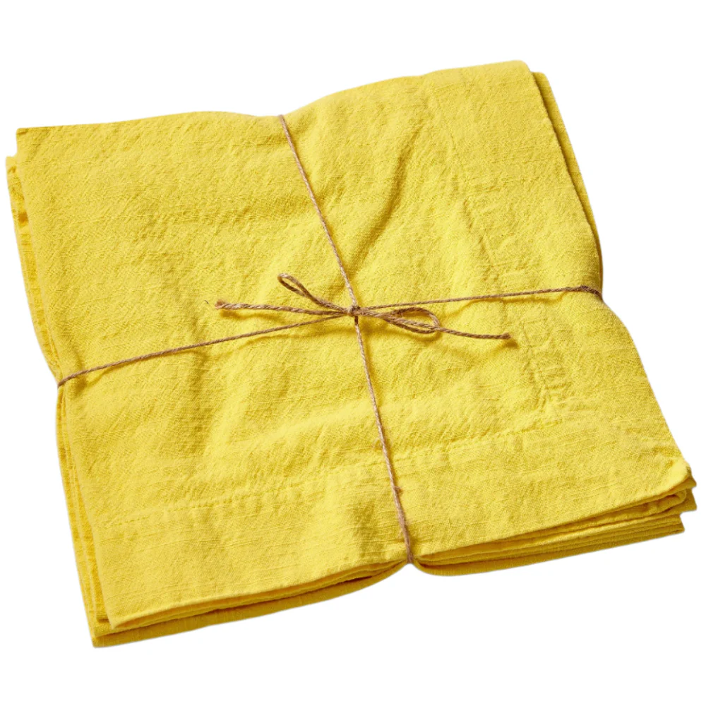 TAG Woven Cotton Slub Napkins - 4 pc. - Image 3