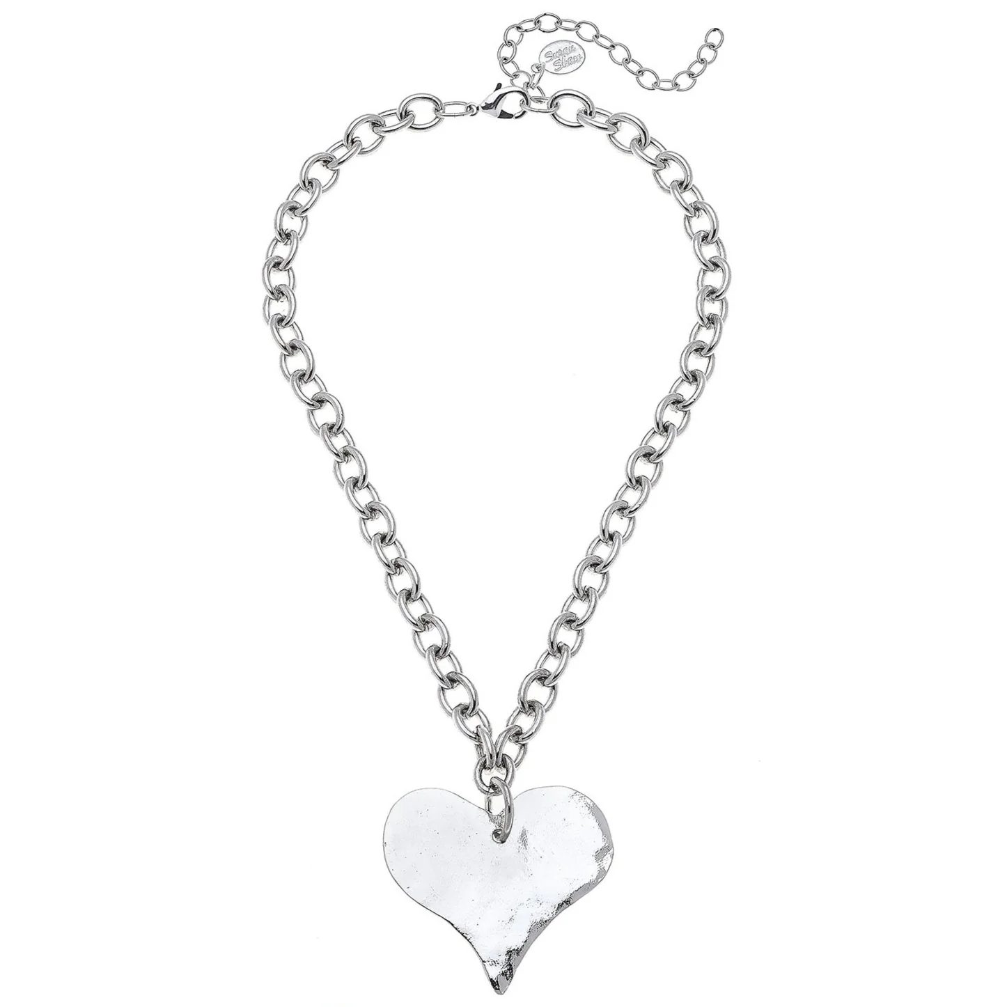 Susan Shaw Hand-cast Heart Necklace - Image 2