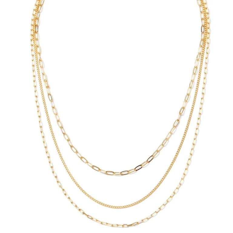 Multi-Layered Link Necklace