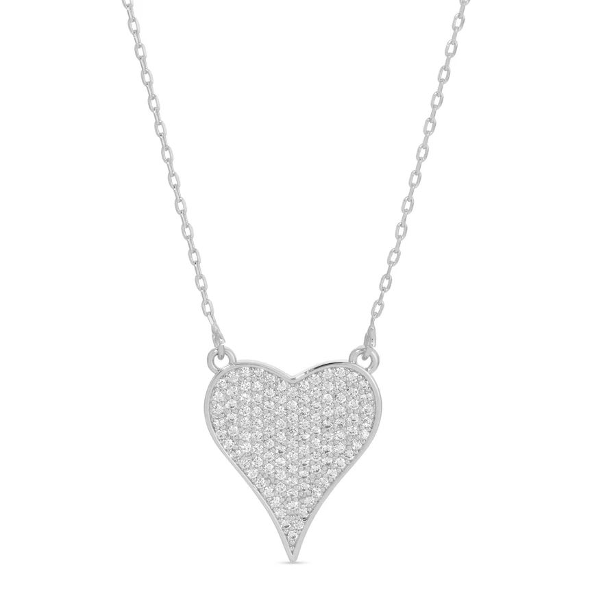 Pave Heart Necklace - Image 2