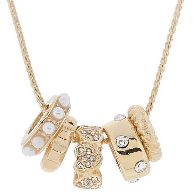 Jane Marie Ring Charm Cluster Necklaces - Image 6
