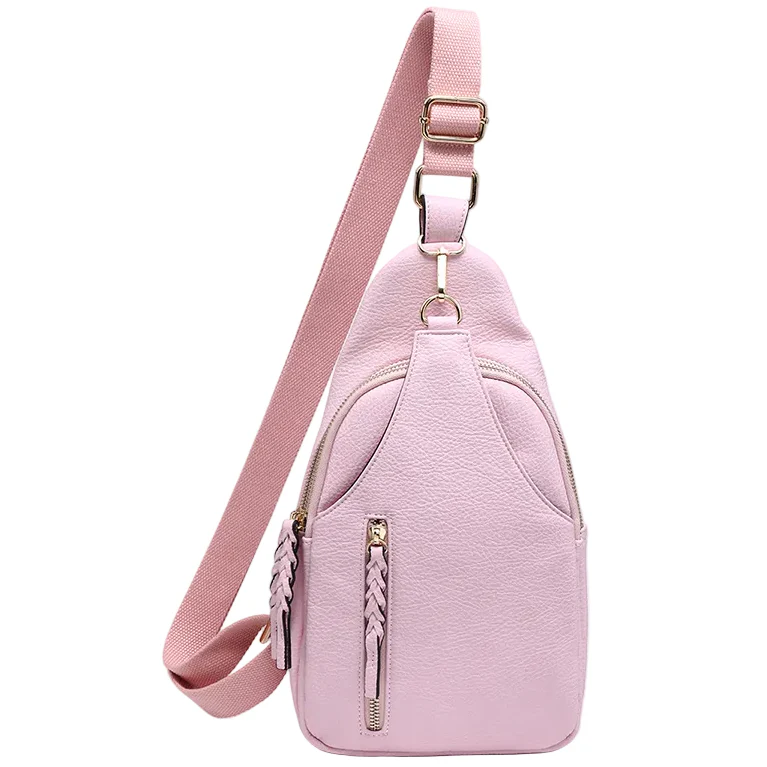 Jen & Co. Nikki Vegan Leather Crossbody Sling Bag - Image 4