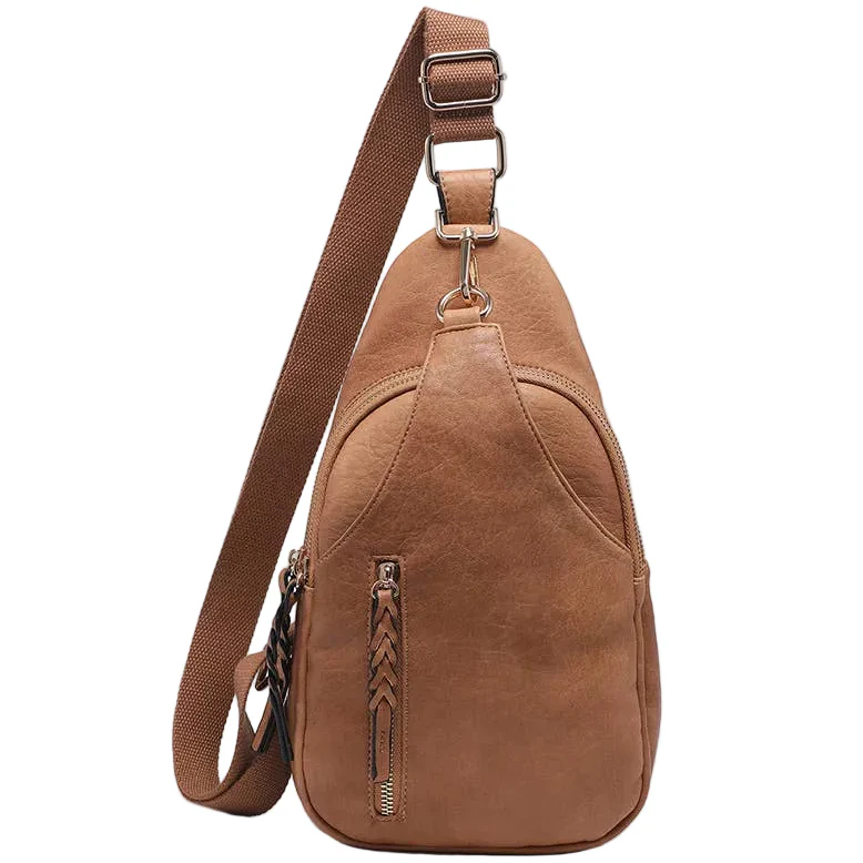 Jen & Co. Nikki Vegan Leather Crossbody Sling Bag - Image 5