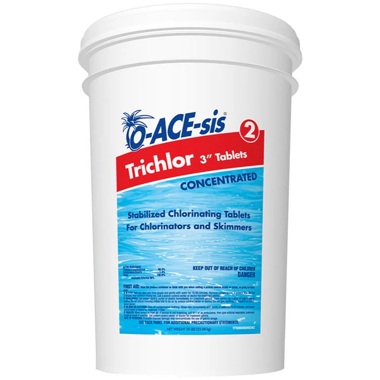O-ACE-sis 3" Trichlor Chlorine Stabilizing Tablets - Image 4
