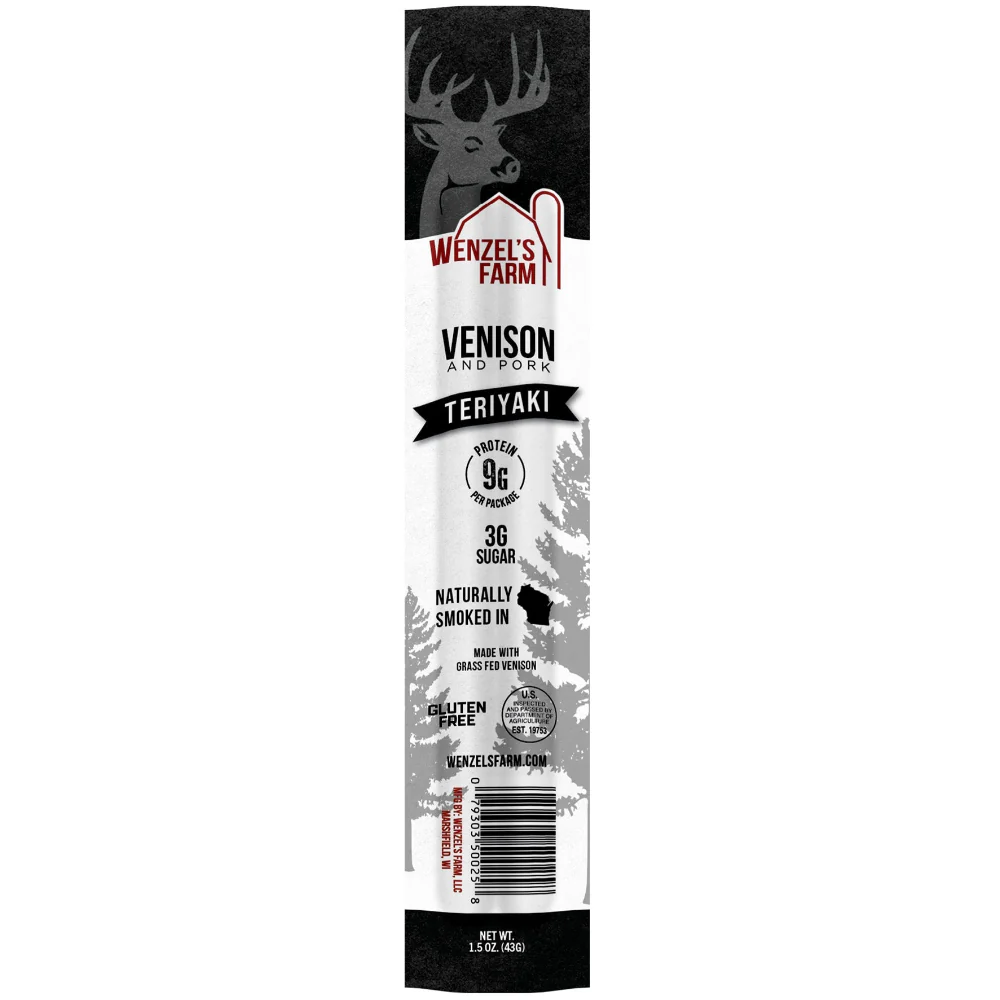 Wenzel's Farm Venison Snack Sticks - 1.5 oz. - Image 3