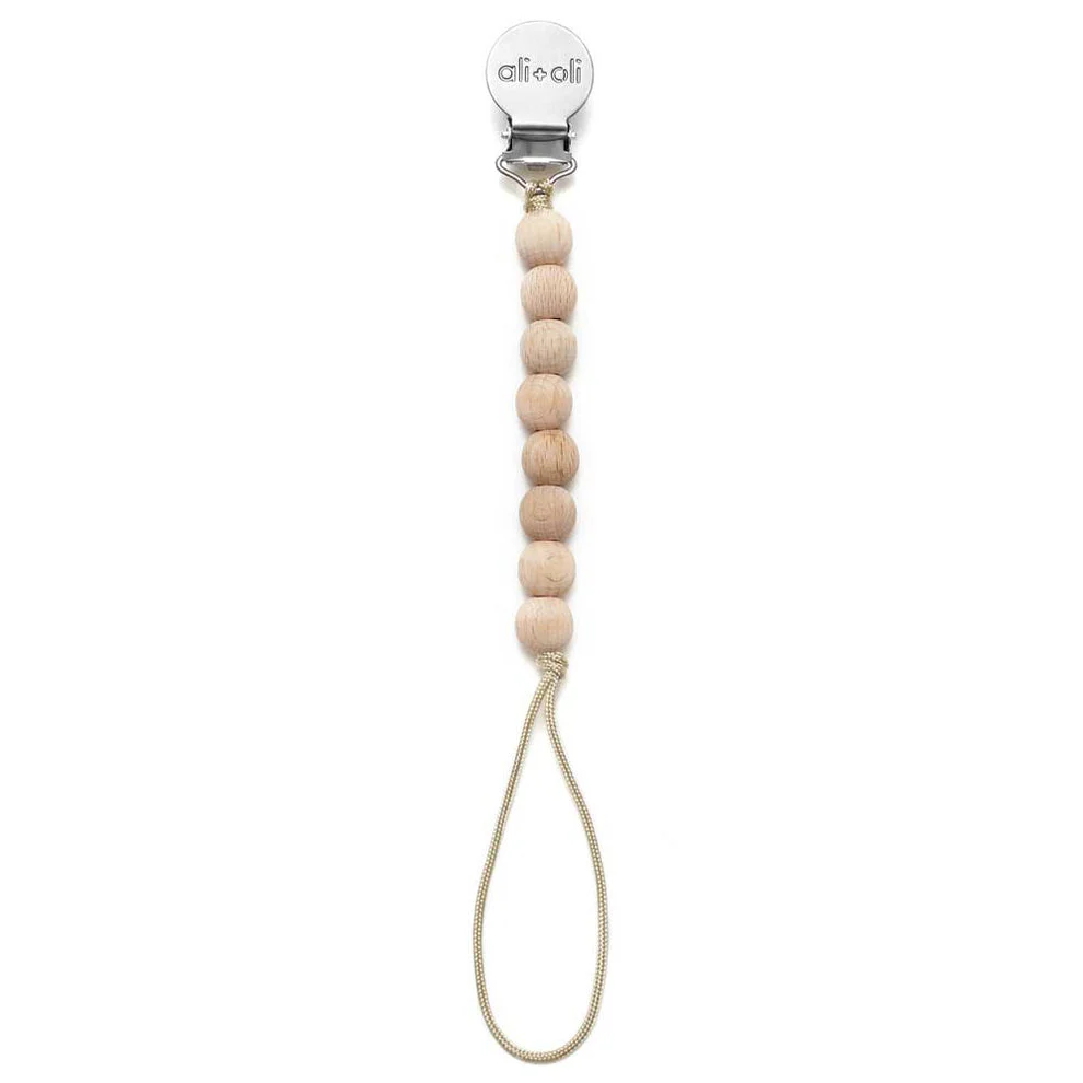 Ali + Oli Beaded Silicone Pacifier Clip - Image 2