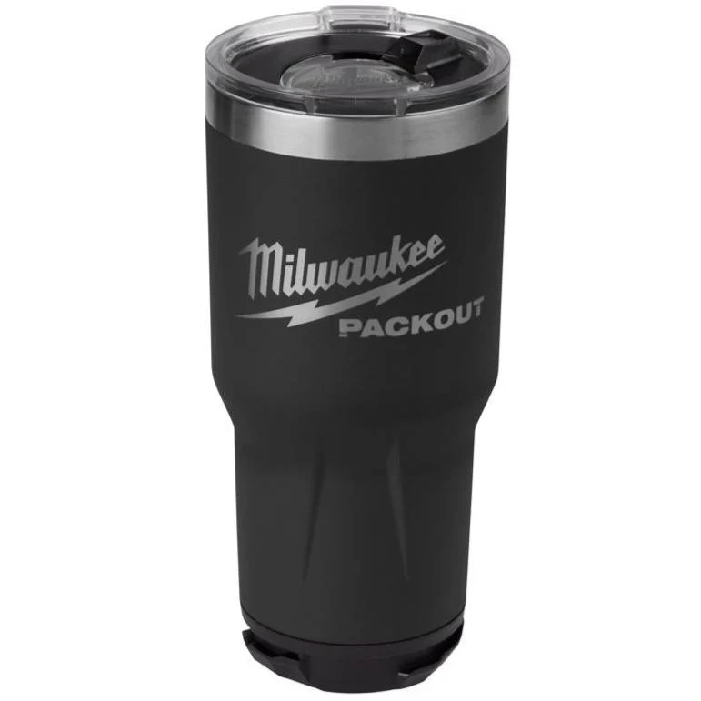 Milwaukee Packout Insulated Tumbler (Black) - Image 2