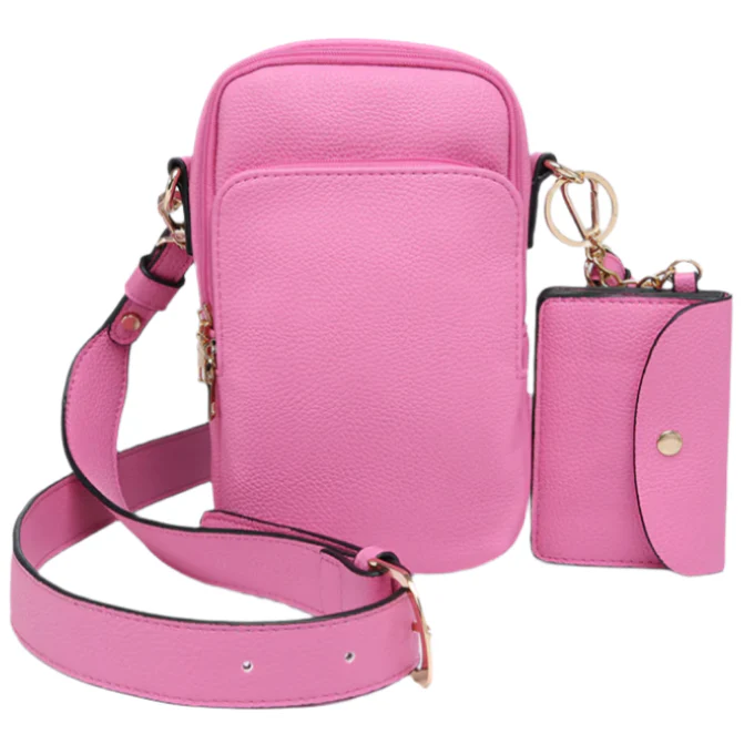 Jen & Co. Parker 3-Compartment Vegan Leather Crossbody Bag - Image 4