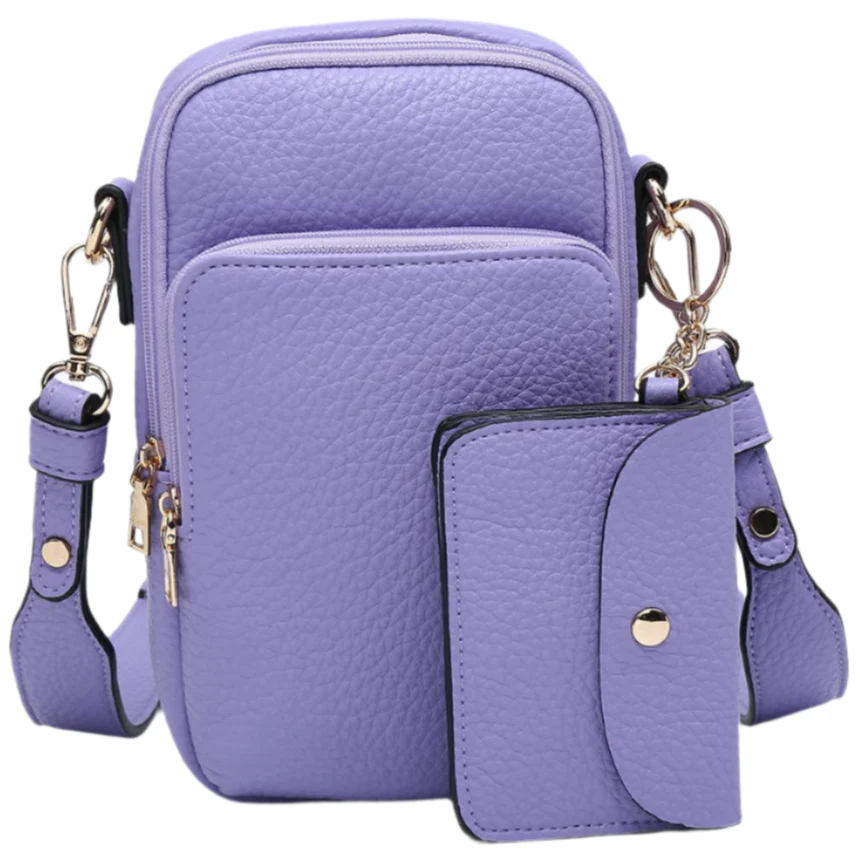 Jen & Co. Parker 3-Compartment Vegan Leather Crossbody Bag - Image 5
