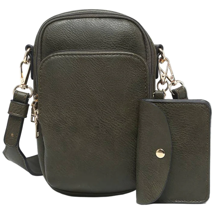 Jen & Co. Parker 3-Compartment Vegan Leather Crossbody Bag - Image 6