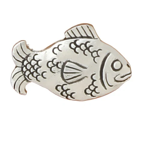 Basic Spirit Ocean-Themed Pewter Cabinet Knobs - 1.25" - Image 3