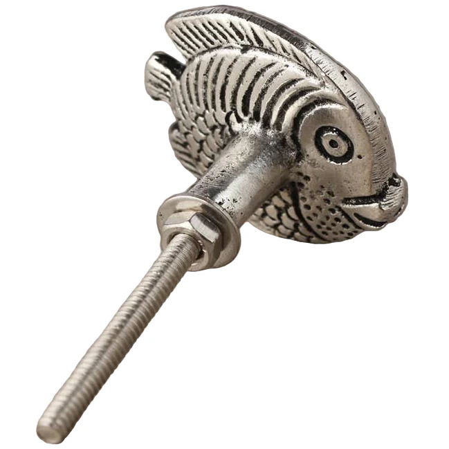 Basic Spirit Ocean-Themed Pewter Cabinet Knobs - 1.25" - Image 8