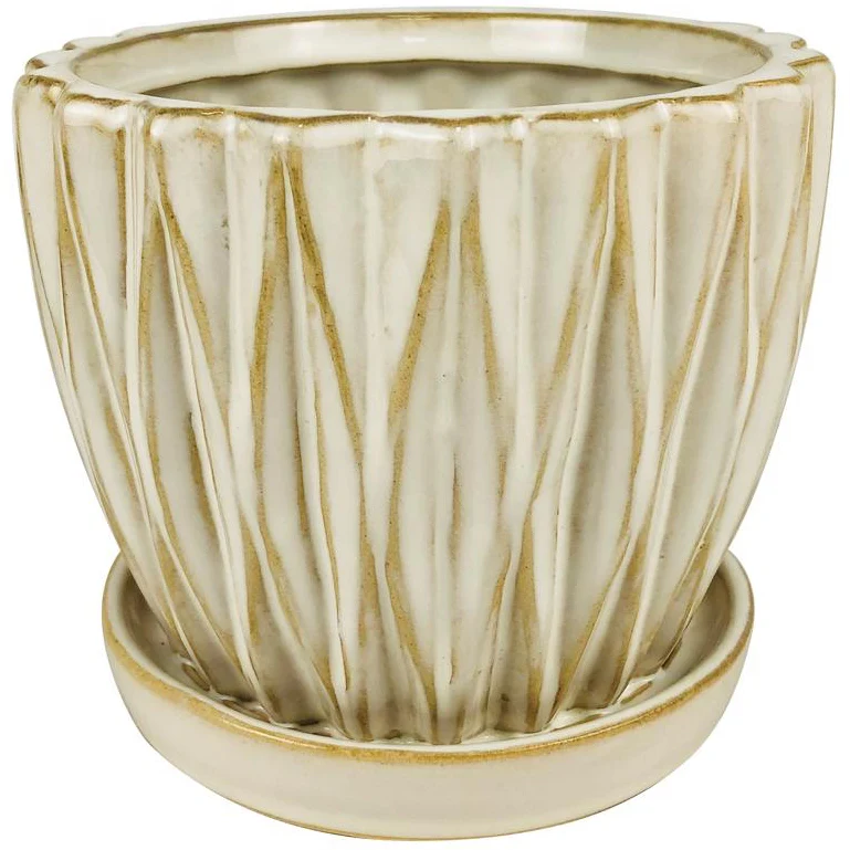 Border Concepts Ceramic Dimensional Planter - 5.5" - Image 2