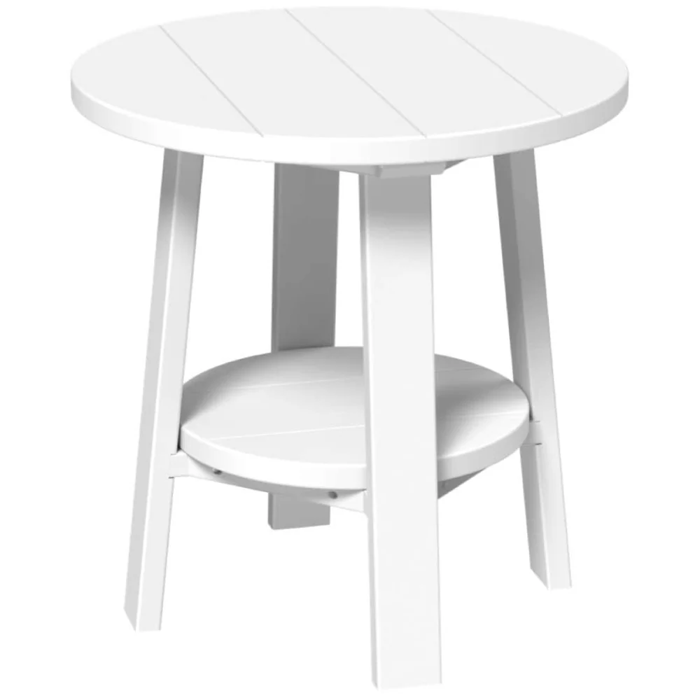 LuxCraft Polywood Deluxe Round End Table - 22" & 28" - Image 3