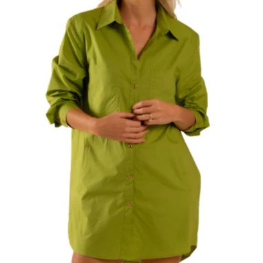 Preslie Poplin Shirt Dress - Image 3
