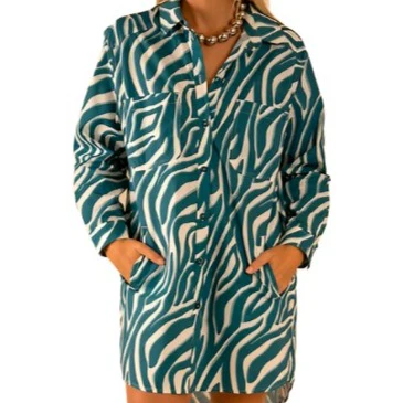 Preslie Poplin Shirt Dress - Image 6