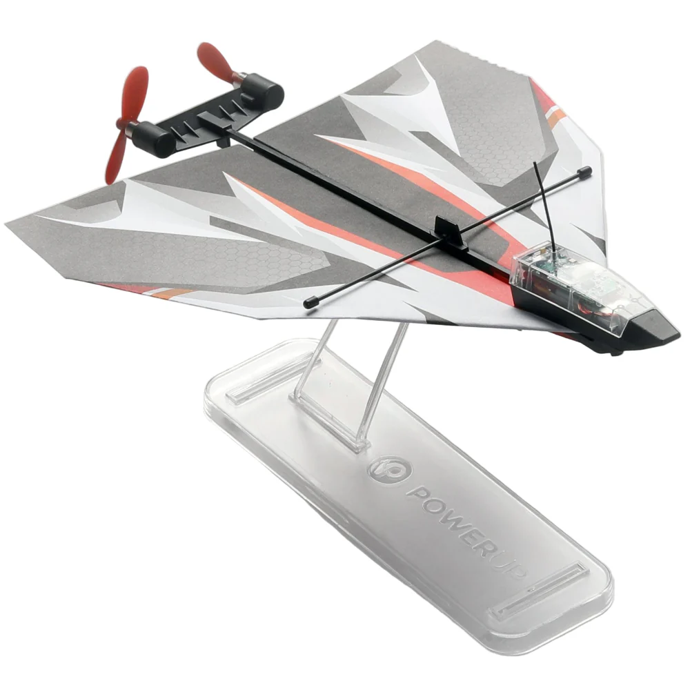 PowerUp Foldable Paper Airplane Templates & Acrylic Stand - 12 pc. - Image 2