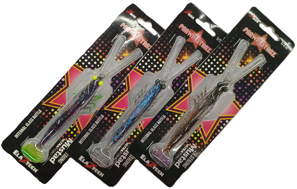 Z-Man PrawnstarZ 3.5" Pre-Rigged Soft Lures - 3.5" & 5" - Image 2