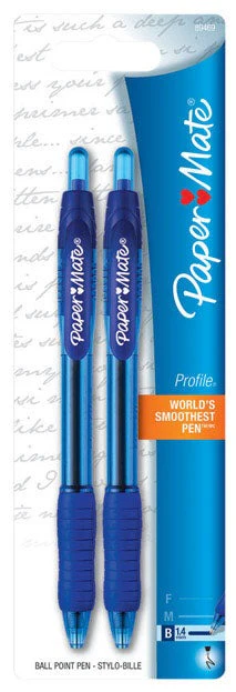 Paper Mate Profile Retractable Ballpoint Pen - 2 pc. - Image 2
