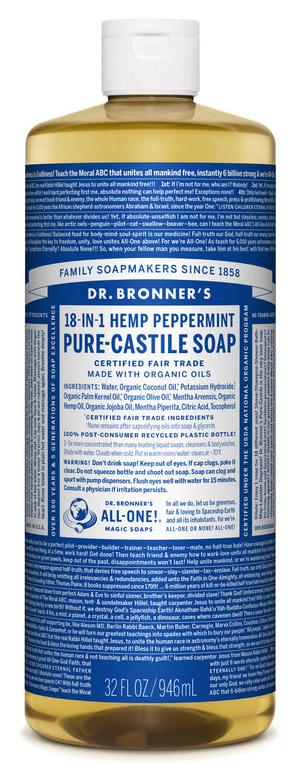 Dr. Bronner's Organic Fair Trade Pure-Castile Liquid Soap - Image 11
