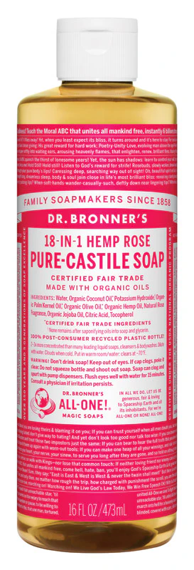 Dr. Bronner's Organic Fair Trade Pure-Castile Liquid Soap - Image 3