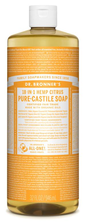 Dr. Bronner's Organic Fair Trade Pure-Castile Liquid Soap - Image 9