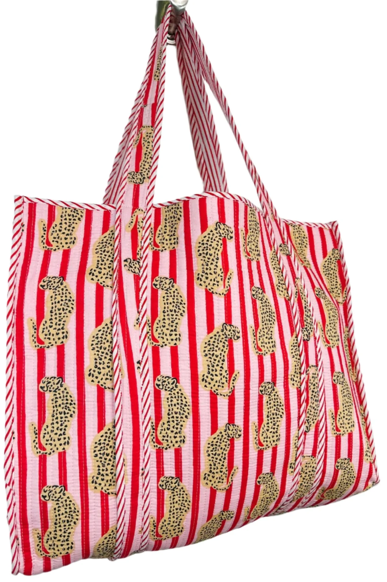 Folklore Couture Quilted Cotton Totes - 17.5" x 17.5" - Image 4