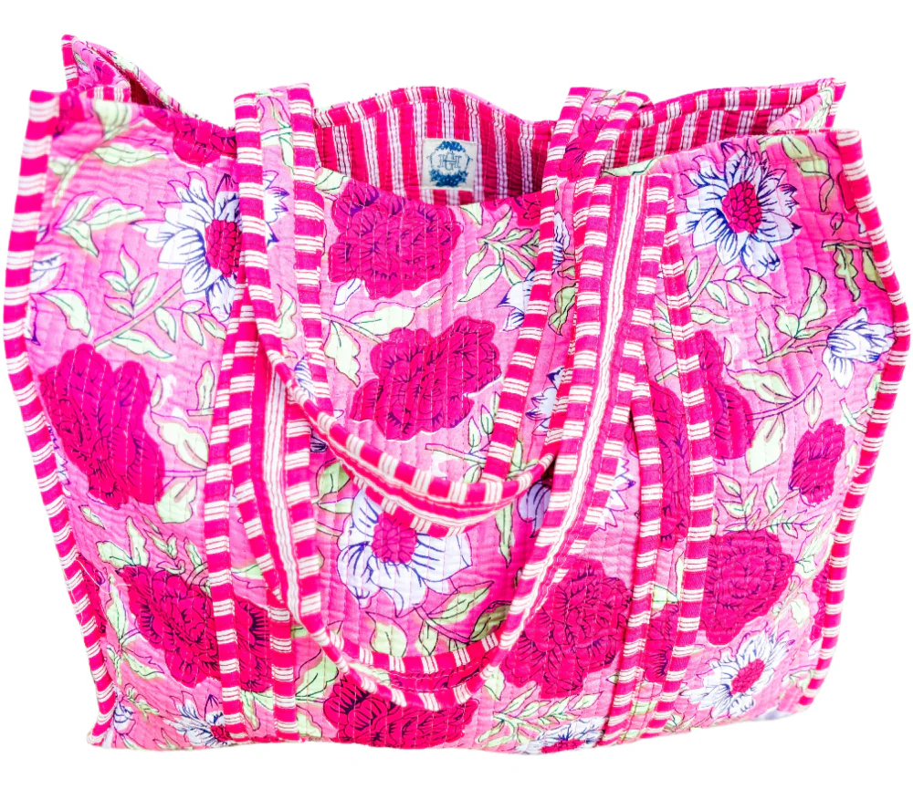 Heart of Grace Quilted Tote Bags - 15" x 16" - Image 5